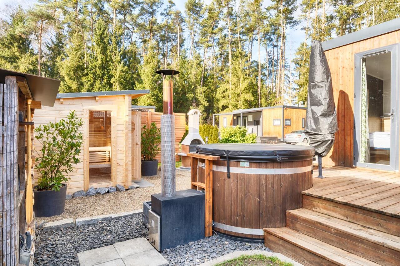 Mobilheim Am Murner See - Private Sauna + Privater Badezuber Wackersdorf Ngoại thất bức ảnh